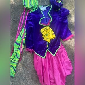 Mad Hatter Alice in Wonderland Halloween costume Junior teen size 3-5